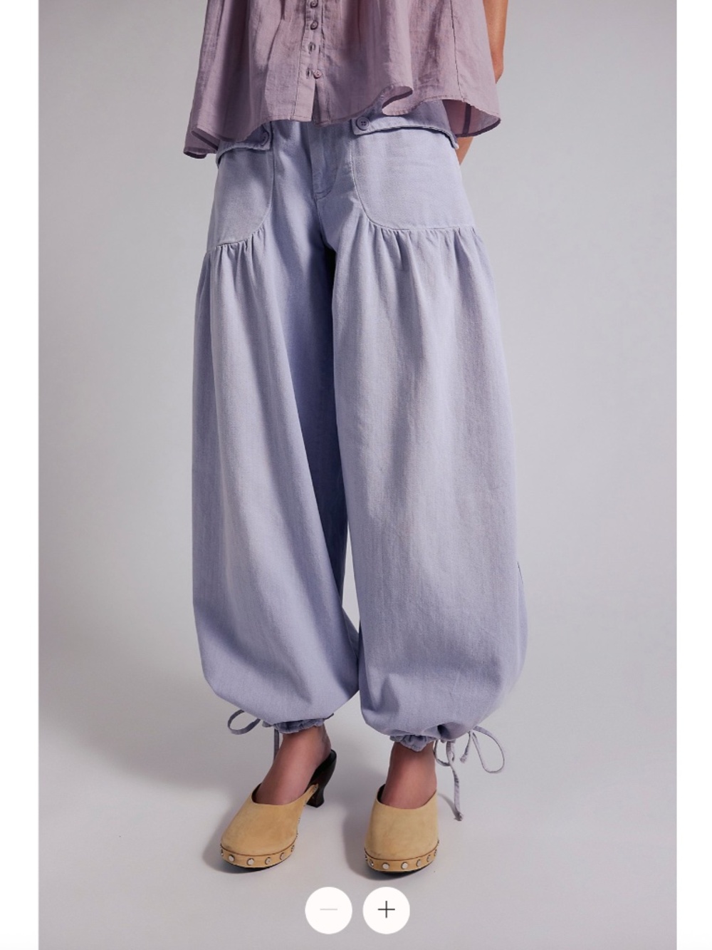 NWT Free People We The Free Lotus Balloon Jeans - Picture 5 of 9